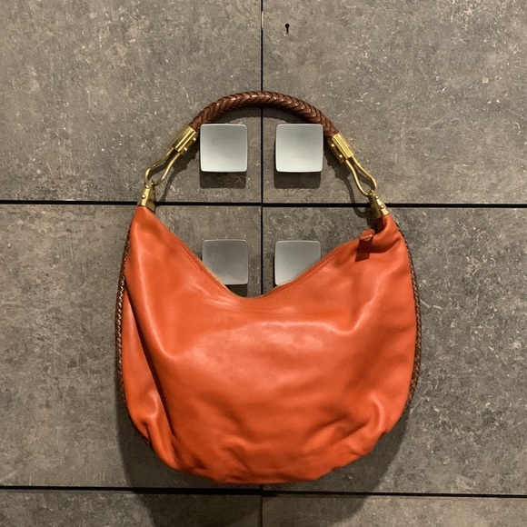 Authentic Michael Kors Leather Hobo - Picture 2 of 7